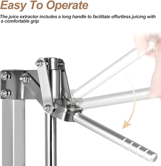 Extractor de Jugos Manual Prensa Fruta Cítrica con Ventosas miniatura 6