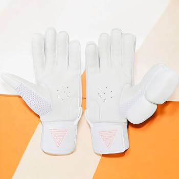 Buy VERSANT Korean Pu PRO DG Cricket Batting Gloves (All White