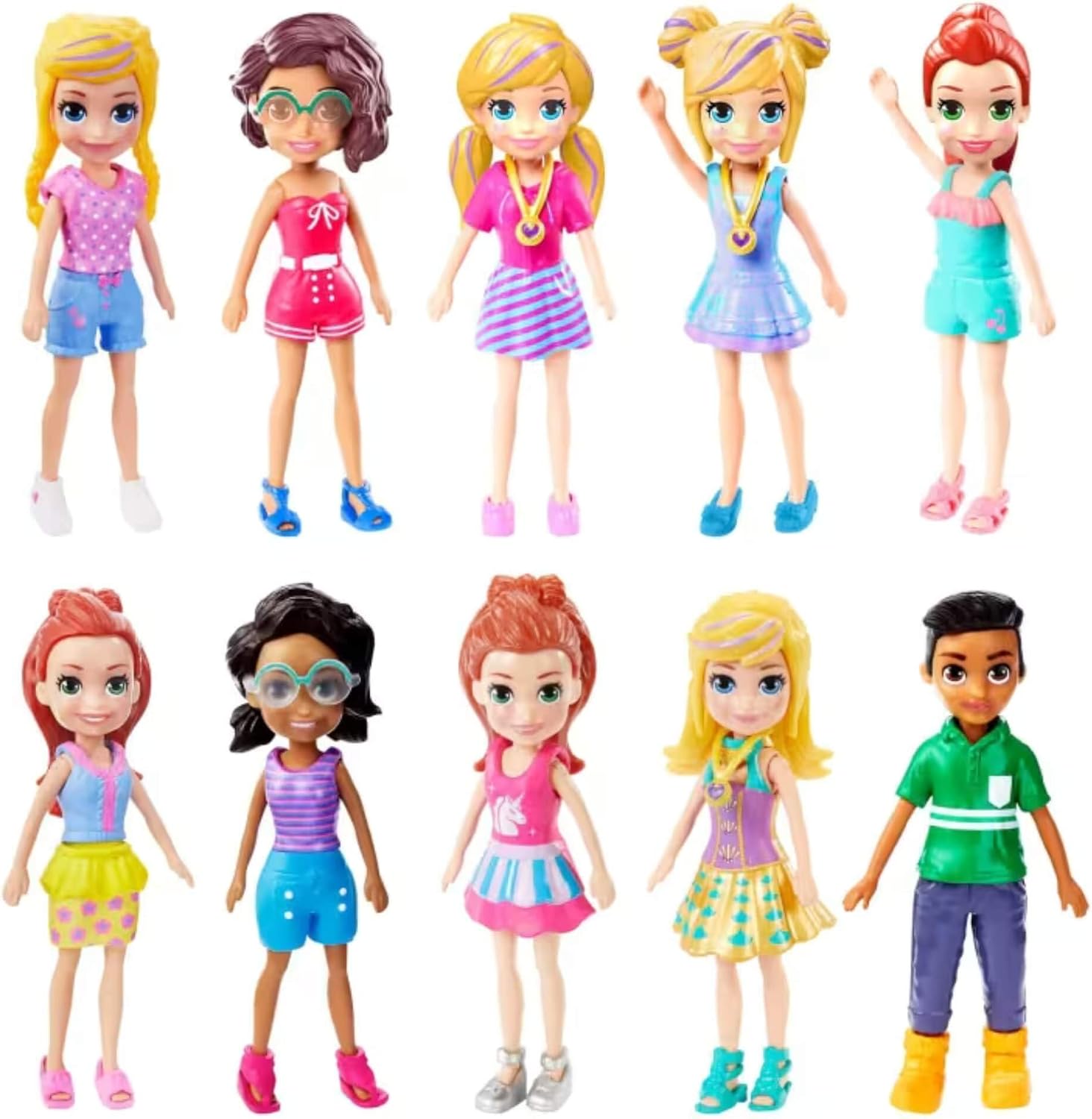 Polly Pocket Boneca Básica Surpresa 1 Unidade Sortida Mattel FWY19 ...