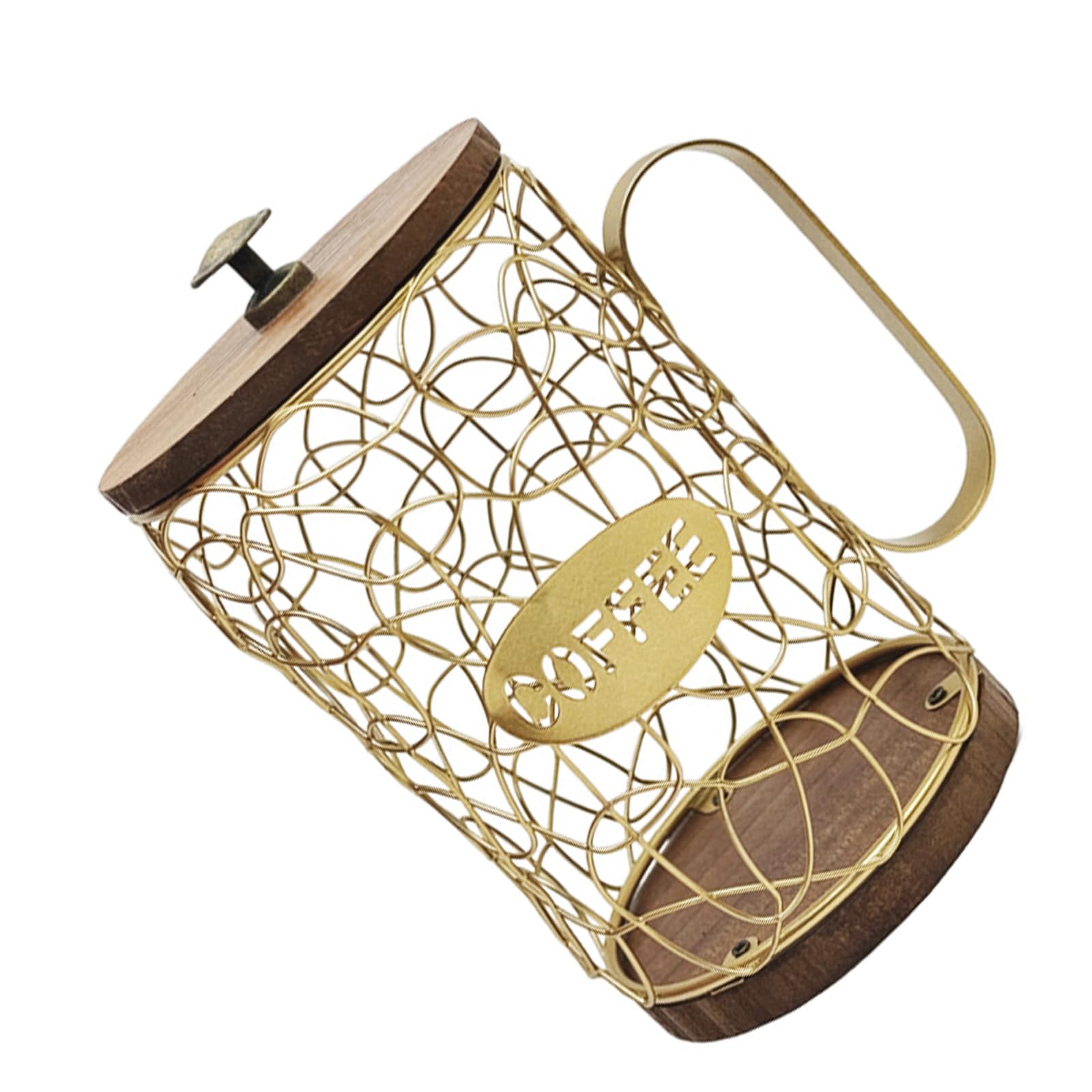 Tsophreniq Multipurpose Coffee Storage Container in Elegant Designs Opening Suitable Accessory for Kitchens Cafes and Offices Dustproof Coffee Box