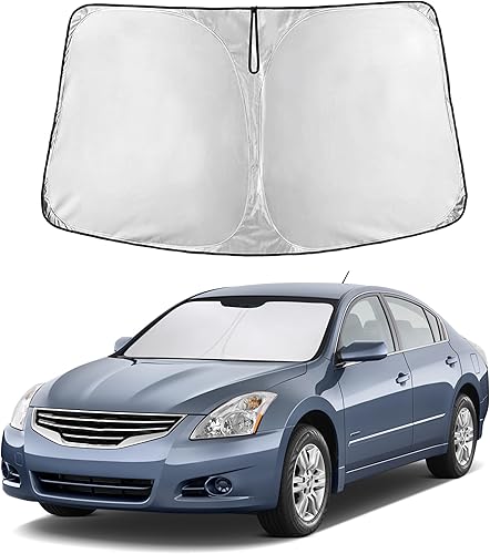 Miniatura 38 de EcoNour Parasol para parabrisas Rivian R1S / R1T 2022-2024 2025 2026, visera solar para parabrisas delantero y ventana, bloqueador de calor UV