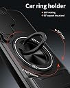 Glaxx Heavy Duty Ring Back Case Cover for Samsung Galaxy S26 - Kickstand, Camera Slider Protection with Magnetic Ring Rugged Bumper Hard Back Cover for Samsung Galaxy S26 gallery image