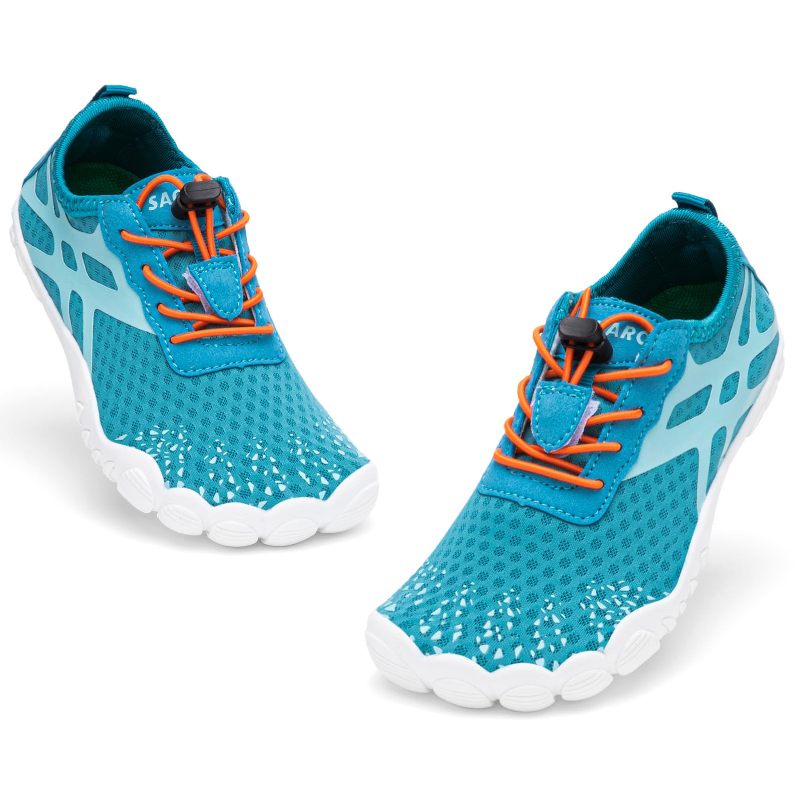 SAGUARO Barefoot Water Shoes for Kids, Water Shoes with Wide Toe and Quick Drying for Summer and Water Activities, Gr.25-36