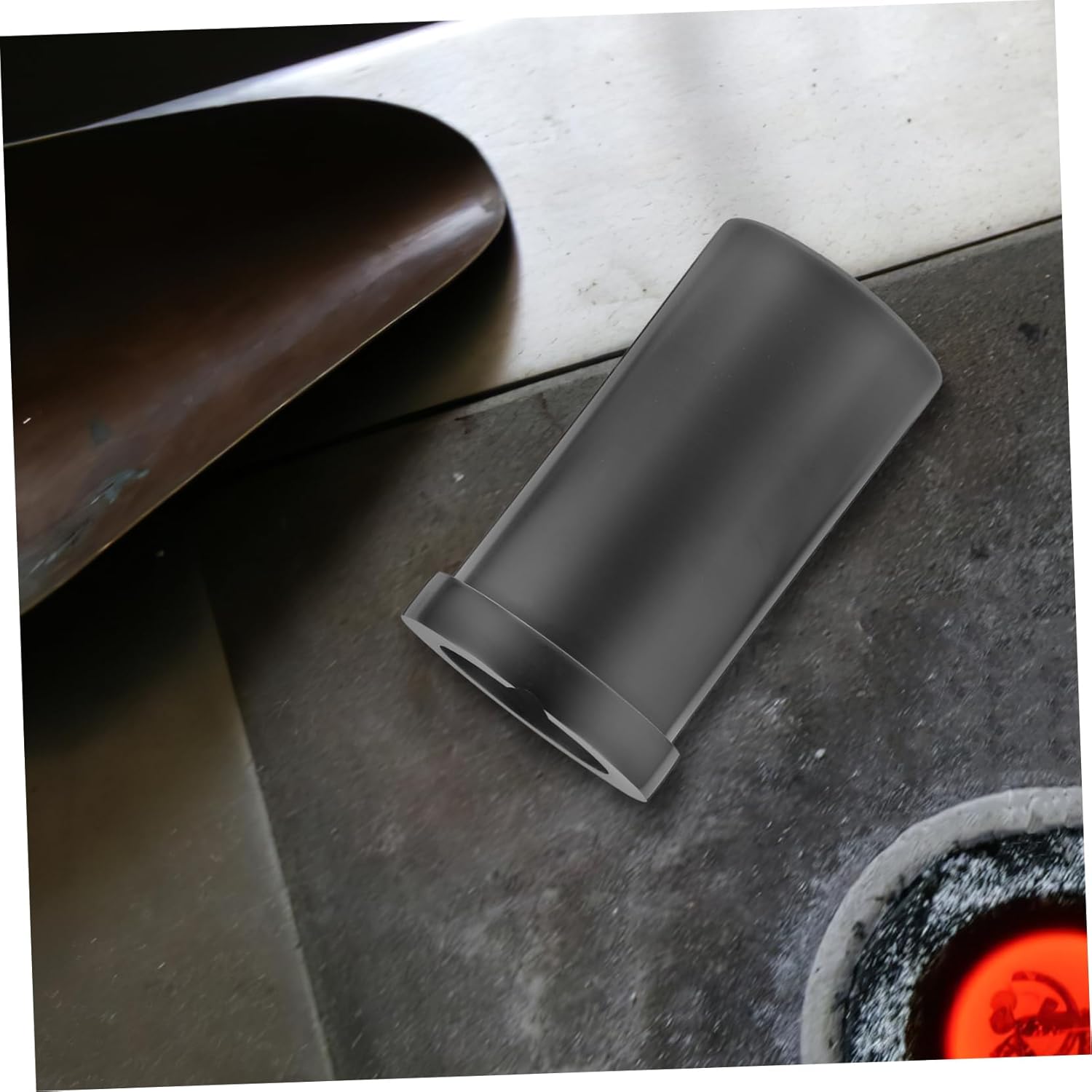 VILLCASE 2kg High Purity Graphite Crucible Silver Mold Lab Melting Pot Crucible Cup