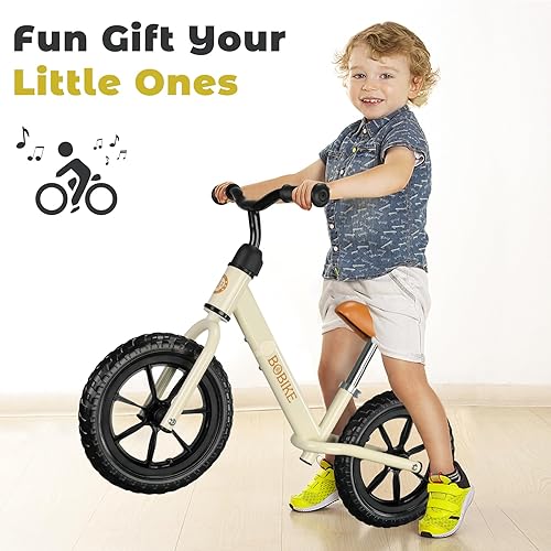 Miniatura 7 de Bicicleta de equilibrio para niños de 2 a 5 años, asiento ajustable y manillar sin pedal, bicicleta de entrenamiento sin pedales, el mejor regalo