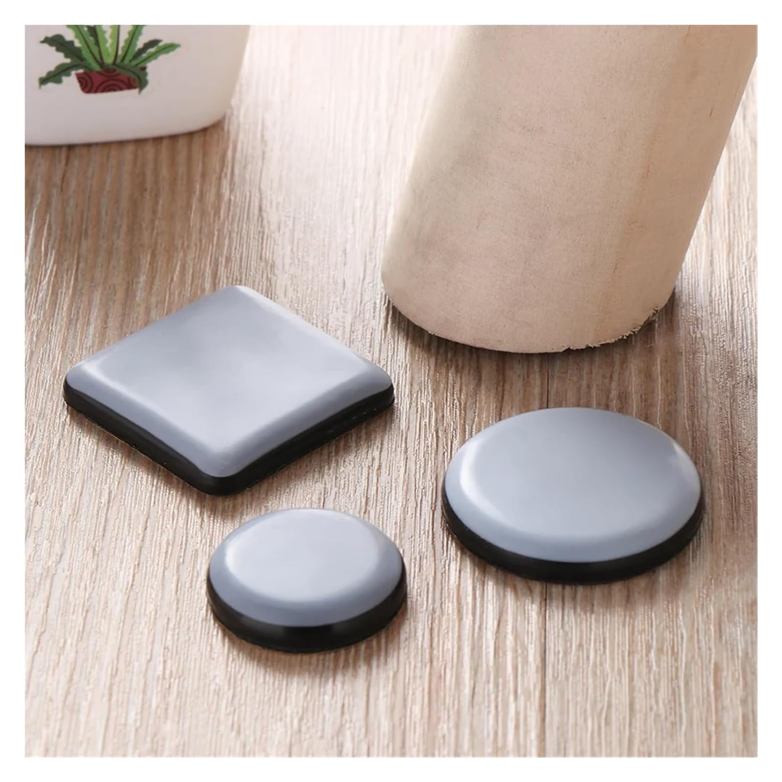 Deslizadores for muebles, 100 unidades, almohadillas autoadhesivas for patas de muebles, protectores de suelo fáciles de mover, deslizadores de sofá for mesas pesadas, for alfombras y suelos de madera