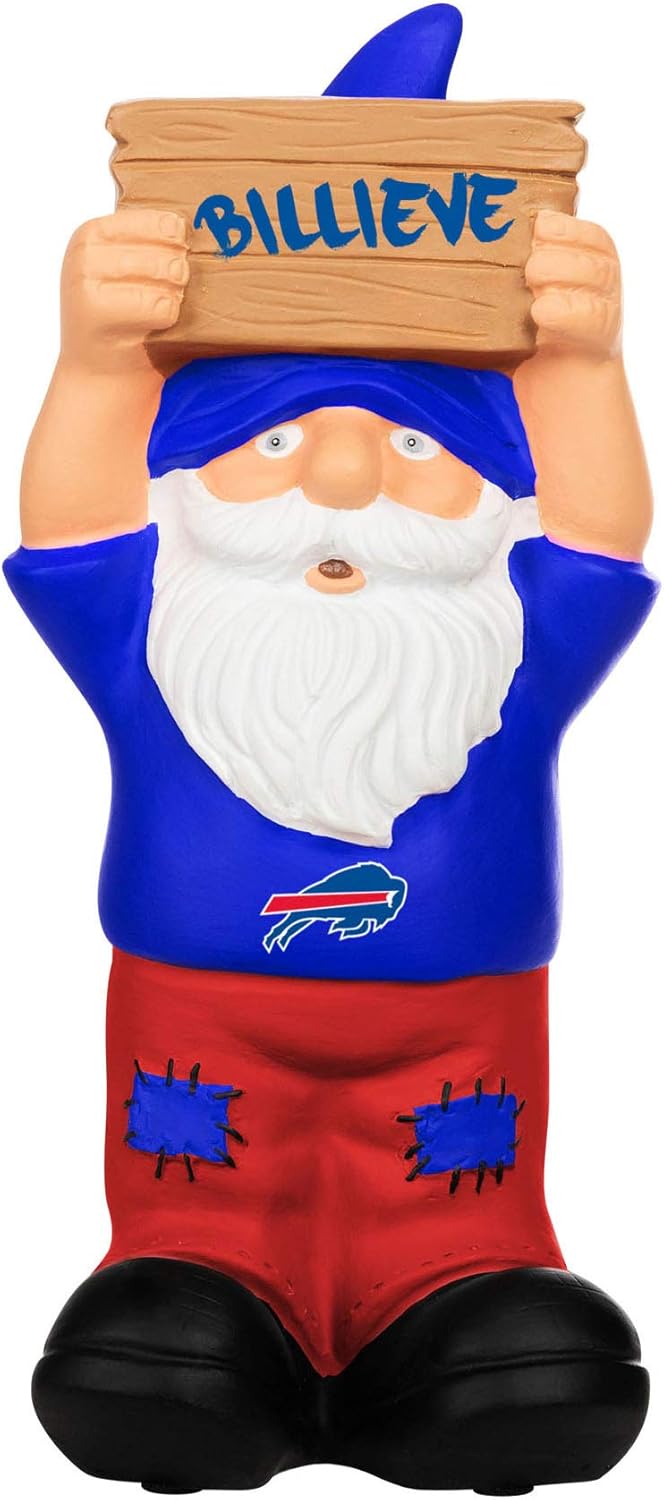 NFL Buffalo Bills Team Slogan Small Garden Statue GnomeTeam Slogan