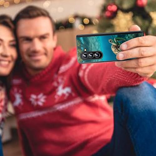 Vista 12 de Funda protectora para Samsung Galaxy Z Fold 5 2023 Slim Light Hard PC Shook Proof Funda protectora para Samsung Galaxy Z Fold 5 7.6 pulgadas - Flor