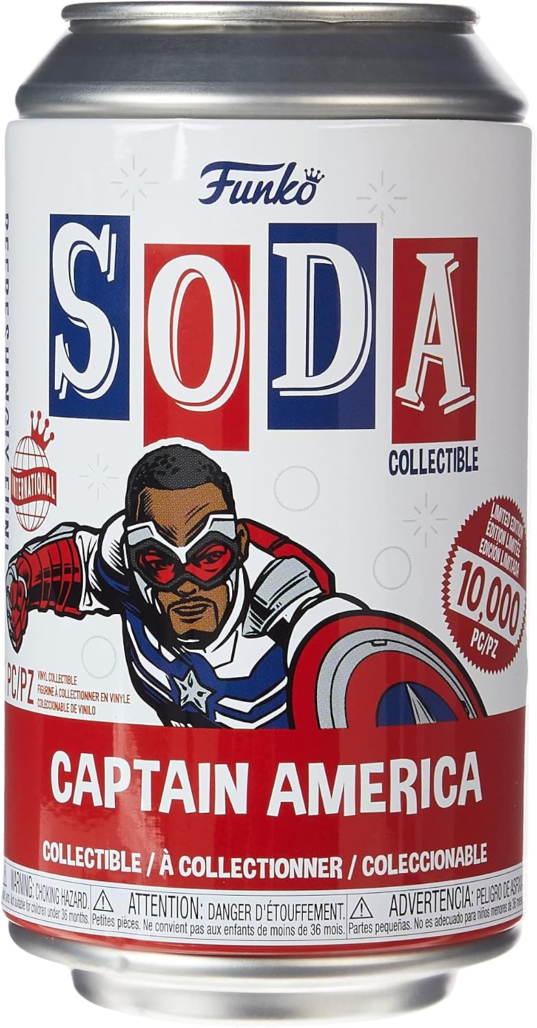 Funko Vinyl SODA: Tag Team, Captain Falcon, 1/6 Odds for Rare Chase Variant, (Styles May Vary)