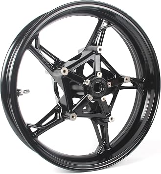 Arashi Front Wheel Rim for BMW S1000R S1000XR 2019-2025 Non-M Version, Motorcycle Replacement Accessories Parts Gloss Black