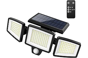 Tuffenough Solar Outdoor Lights with Remote Control
