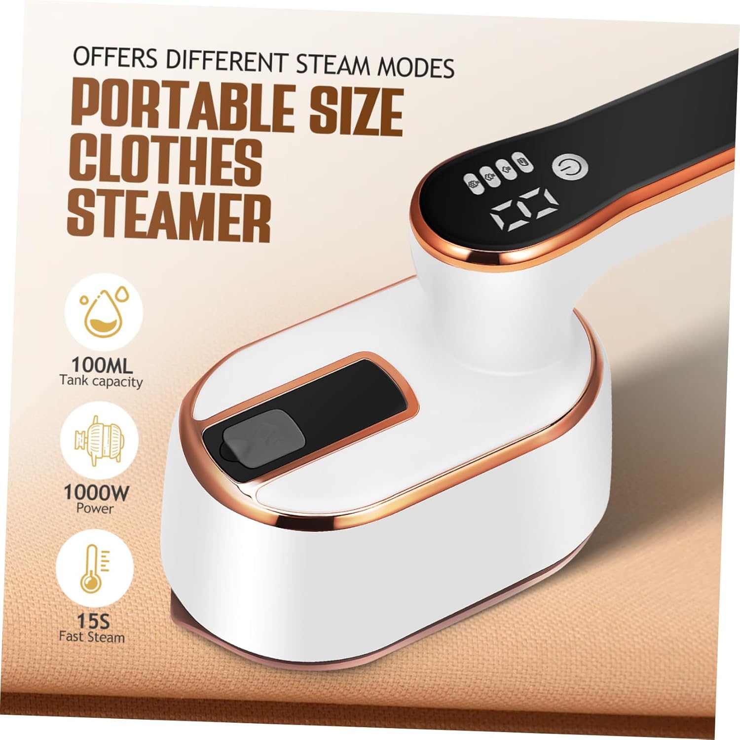 Alipis Travel Garment Steamer Power Clothes Steamer Portable Design Handheld Iron for Efficient Steam