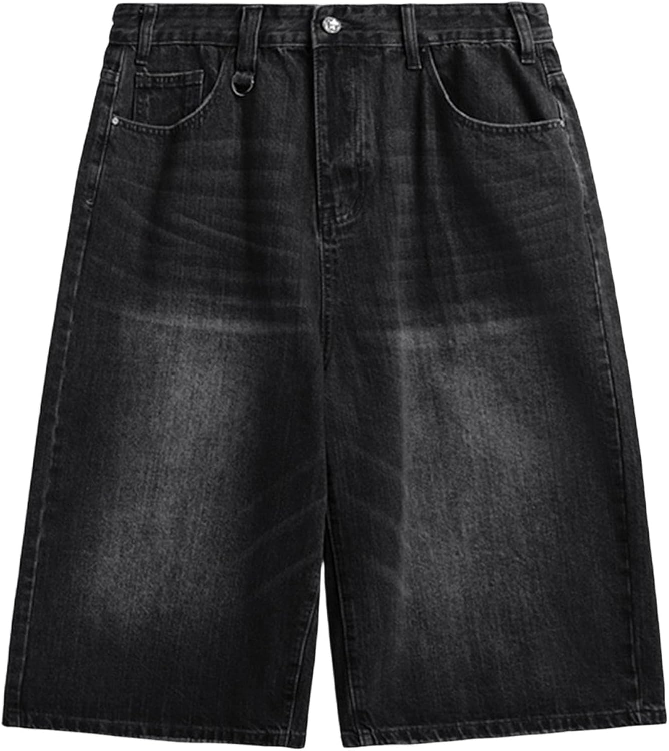 Baggy Jean Jorts for Men Casual Loose Fit Hip Hop Denim Shorts | Mens Jean Shorts