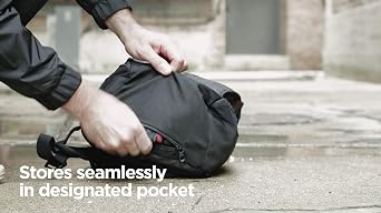 KEY SMART Urban Union Waterproof Cover for Commuter Backpack (Rain Cover, Black)
