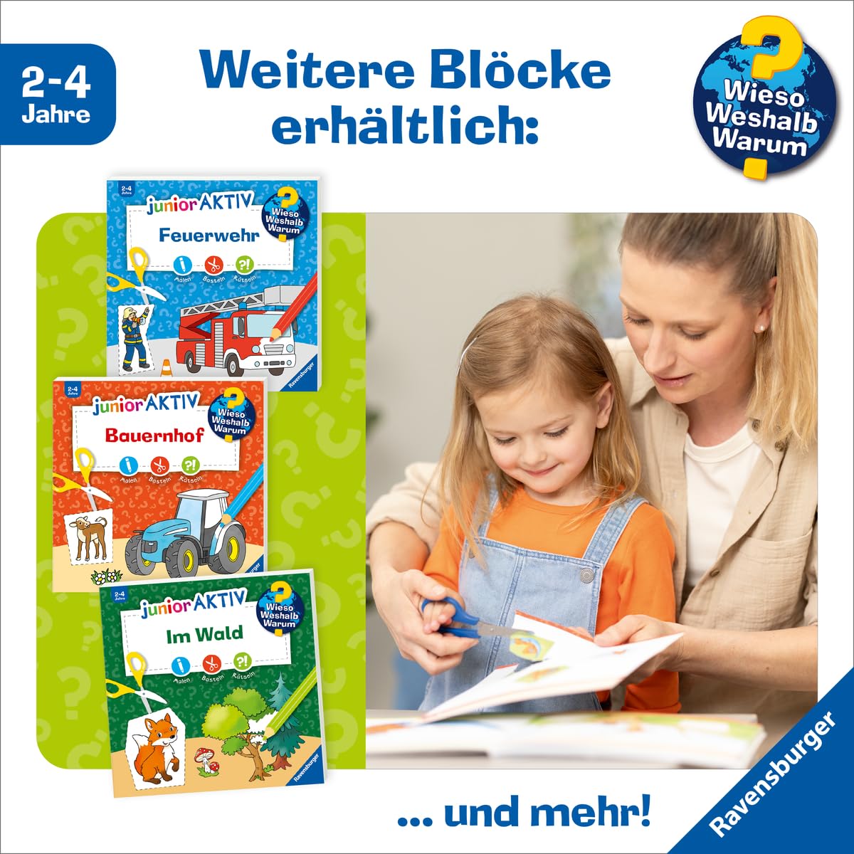 Wieso? Weshalb? Warum? junior AKTIV Bauernhof Malen basteln rätseln ab 2 Jahre