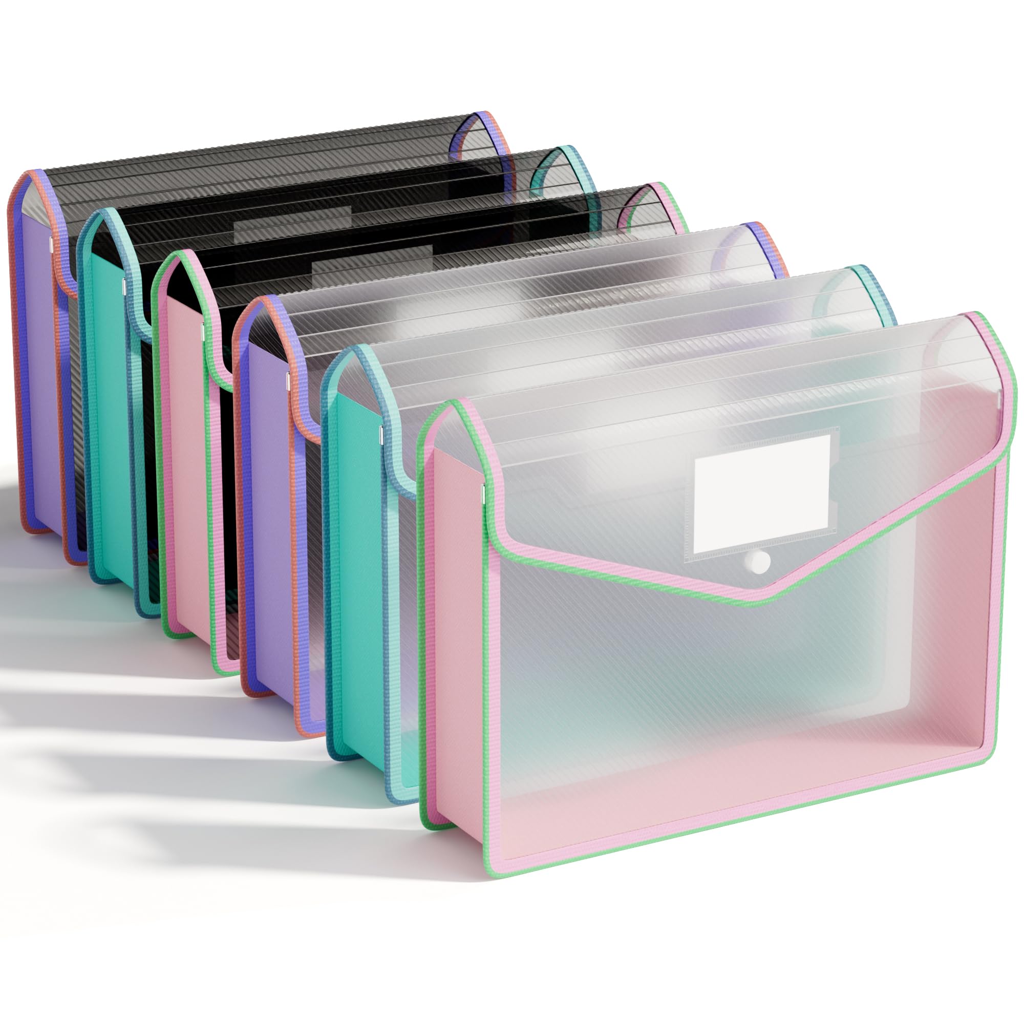 Amazon.com : ABC life 6 Pack File Folder, Large Capacity Folders