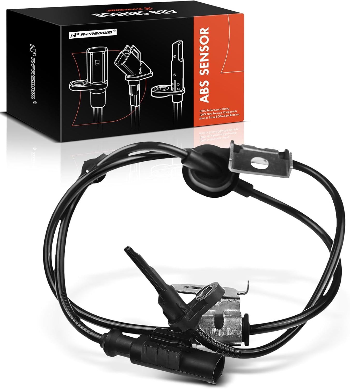 A-Premium ABS Wheel Speed Sensor Compatible with Subaru Models - Legacy, Outback 2005-2006 - Front Left Driver Side, Replace# 27540AG01A, 27540AG01B