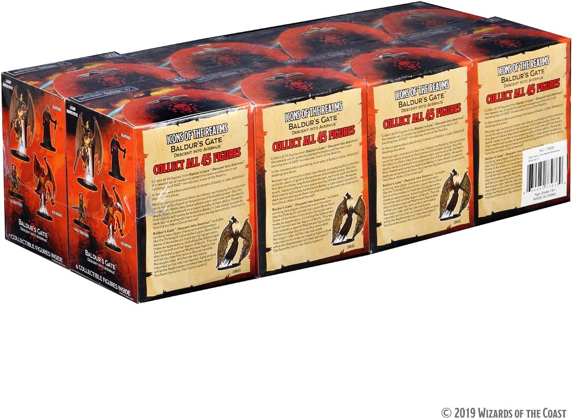 WizKids D&D Icons of The Realms: Baldur's Gate: Descent Into Avernus Booster Brick (8)