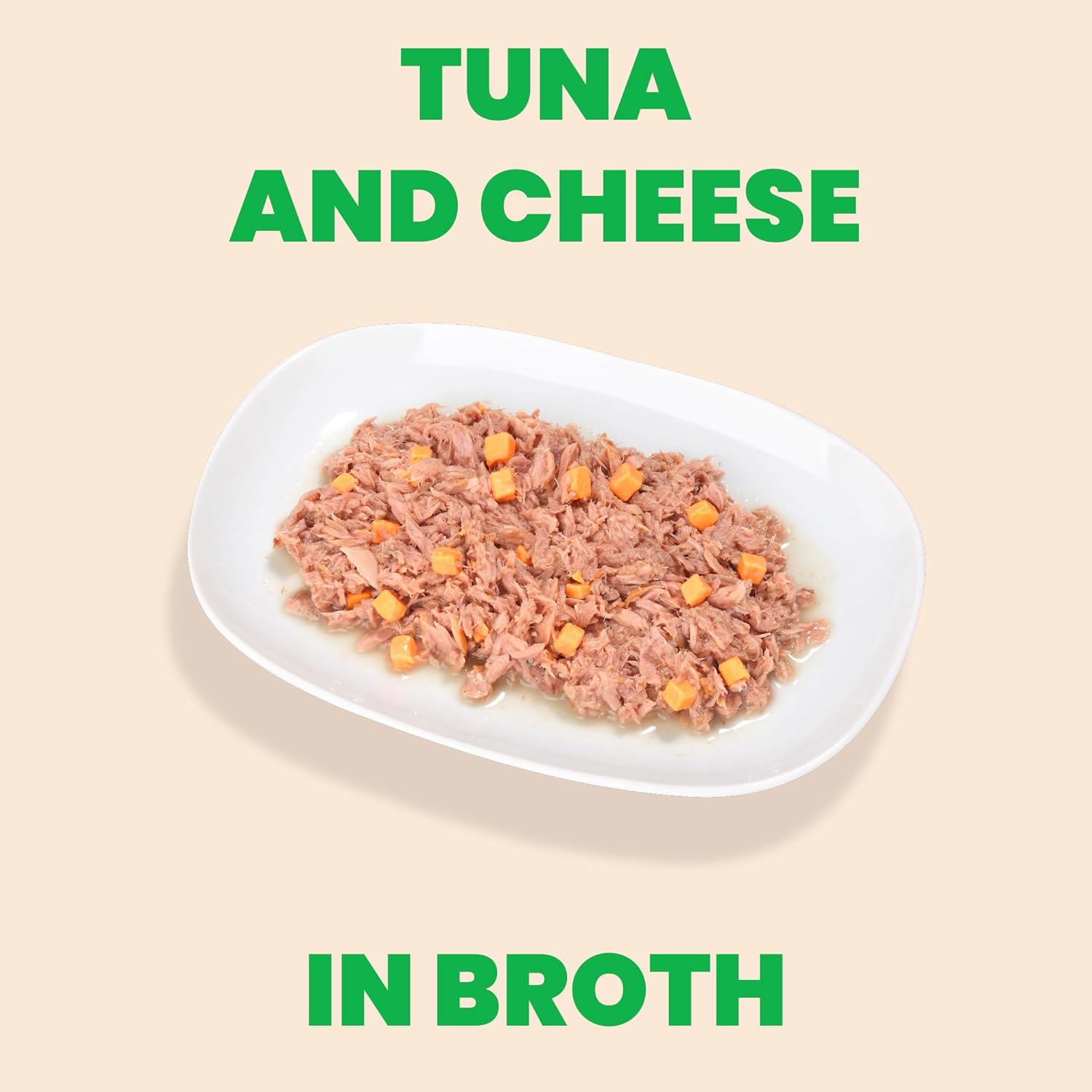 almo nature HQS Natural Wet Cat Food Tuna and Cheese in Broth, Grain-Free, 2.47 oz (Pack of 24)