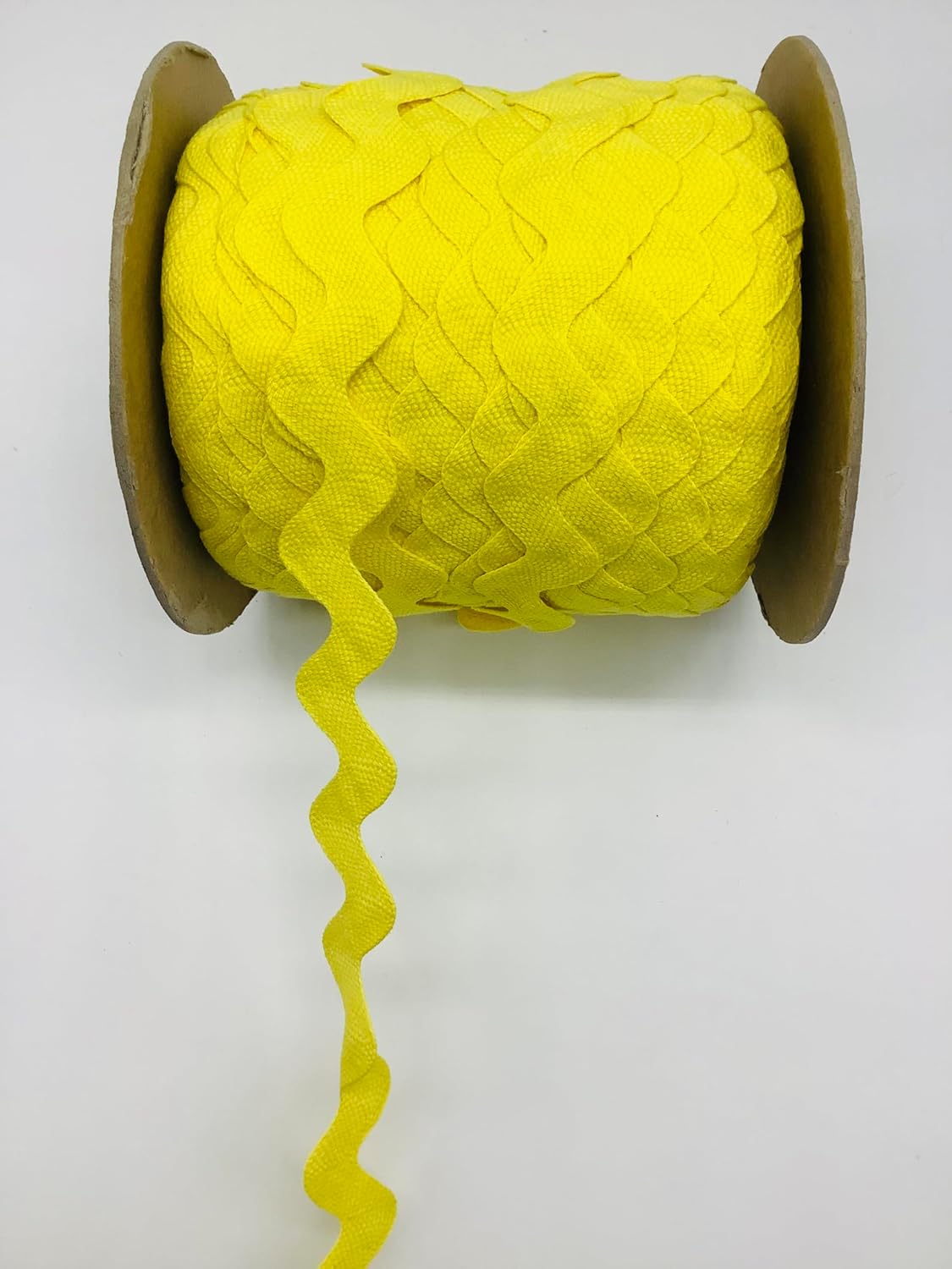 Canary 1-1/8" (28mm) 100% Cotton Super Jumbo RIC Rac – 10 Yards – Colorfast Sewing Trim for Crafts, Costumes & Home Décor | Vintage Cotton