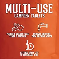 Vista 7 de Craft A Brew - Campden Tablets - Metabisulfito de sodio - Esterilante para vinificación - Ideal para vinos tradicionales de uva - Elaboración