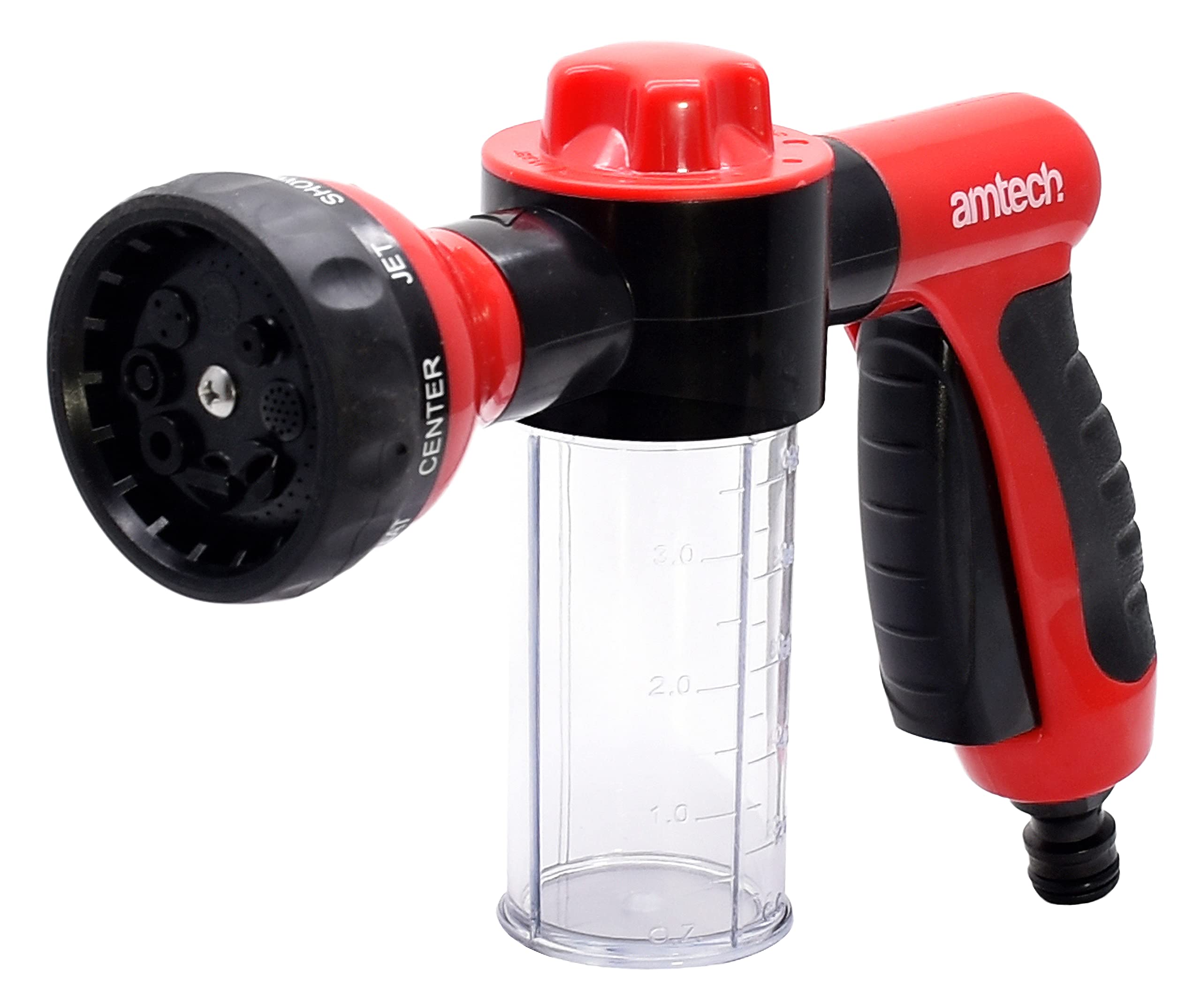 Amtech Black & Red S5536 8 Function Car Wash And Garden Sprayer