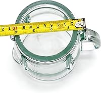 Vista 7 de Tarro de vidrio de repuesto de 6 tazas, compatible con licuadoras Oster Pro 1200 (BLSTMB-CBG, BLSTMB-CBF, BLSTMB-BBG) y licuadora Oster Master