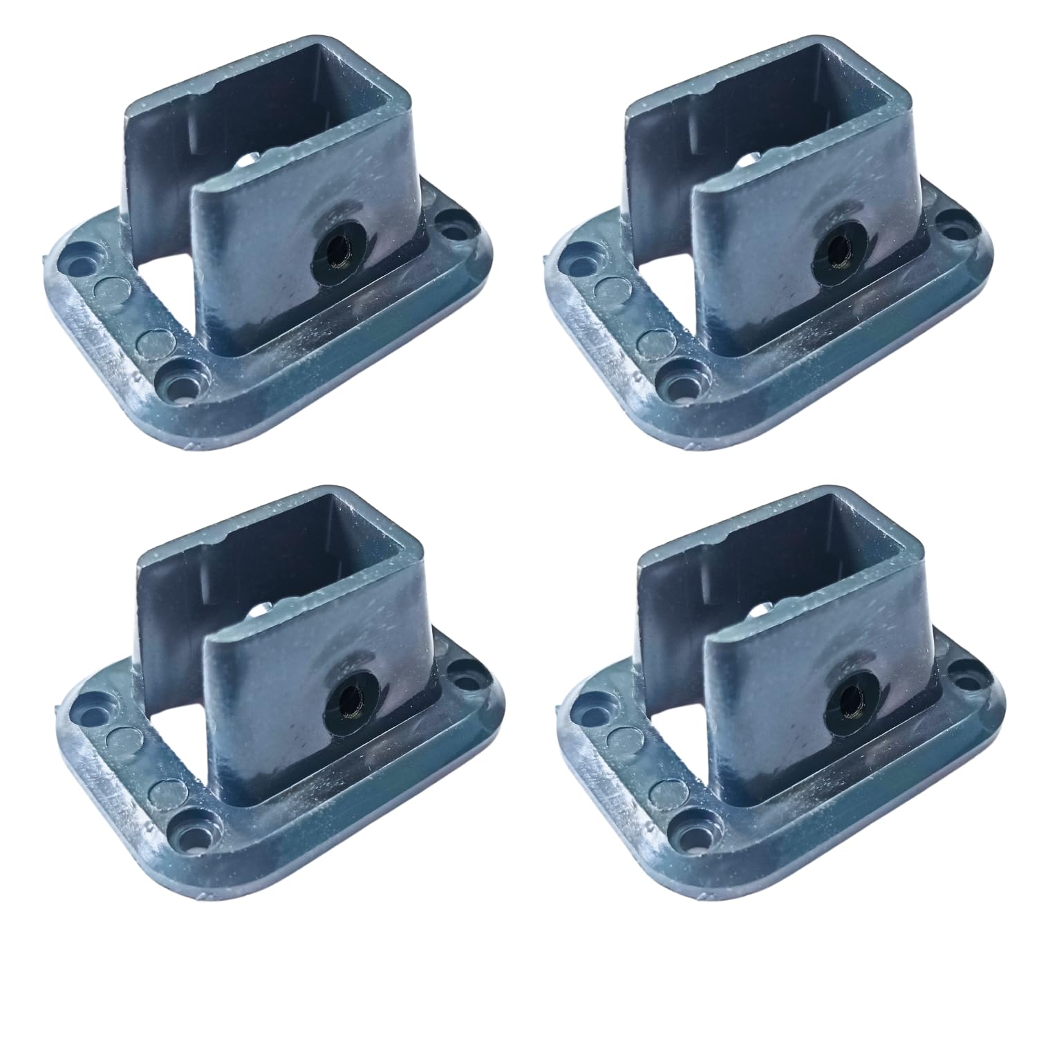 INNOVATE360 Plastic Foldable Laptop Table Leg Mounts (Latest Model Leg Mount Only, 4 Cm, 6 Cm, Black)