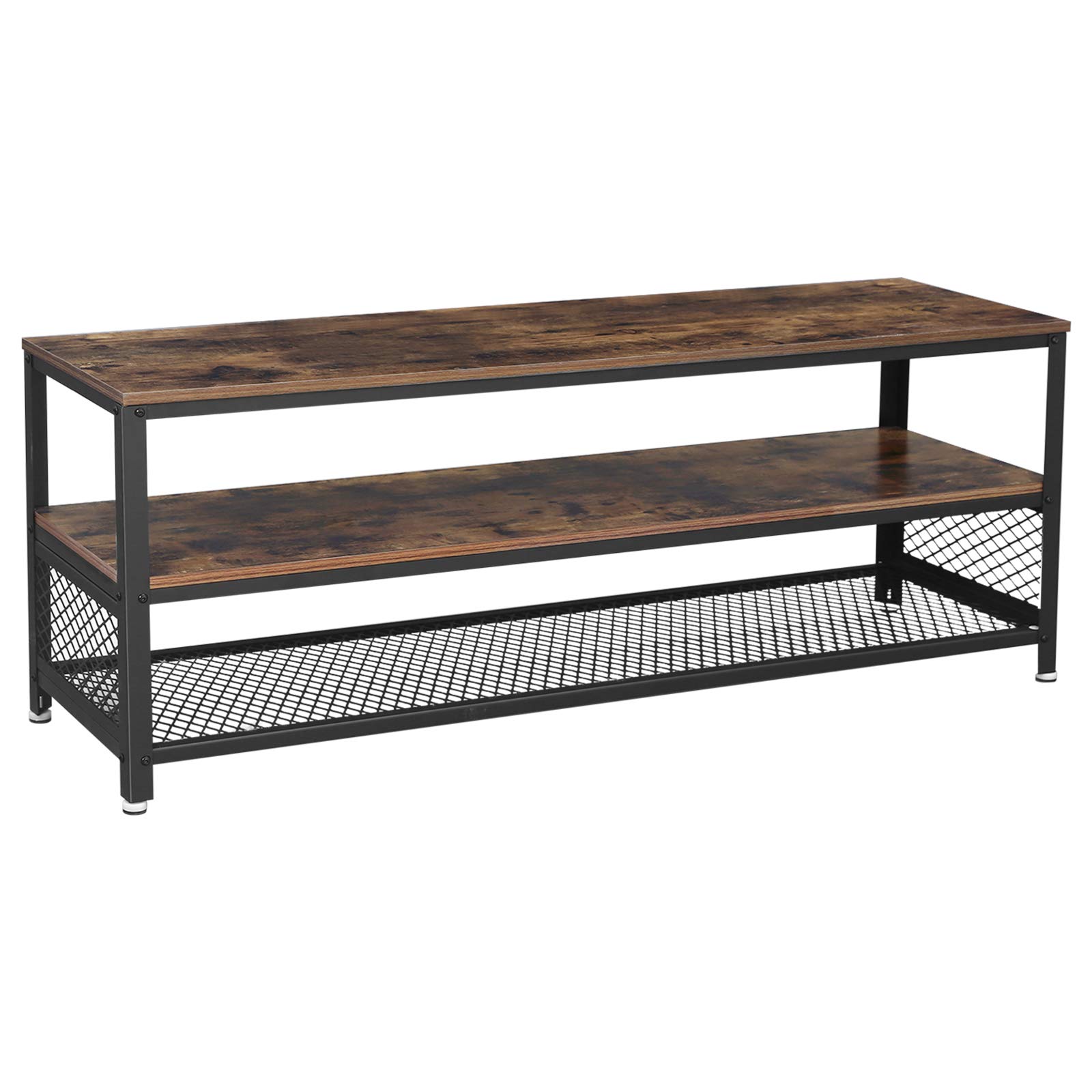 Stylefurniture TV-Board aus Metall und Massivholz, Holz, braun, 150 x