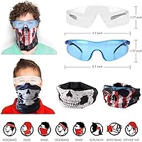 Vista 5 de POKONBOY 2 Sets Tactical Vest Kits Compatible with Nerf Guns N-Strike Elite Series