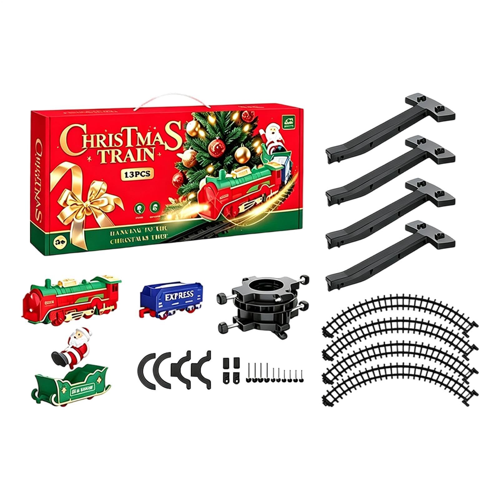Generico Set di Natale Con Luce Babbo Natale Piccoli Giochi Interattivi