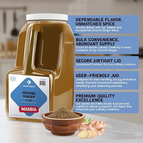 Vista 17 de Dependable Food s Curry - Especias en polvo – 6 libras. Tarro a granel – 100% natural, sin OMG, sin sal y sin alérgenos Kosher, Mezcla