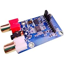 I2S For ADC Audio Capture Module, For Master Slave Mode Development Board, 24BIT 192K 96K High-Resolution Recording, With 3.5mm For RCA Input Support