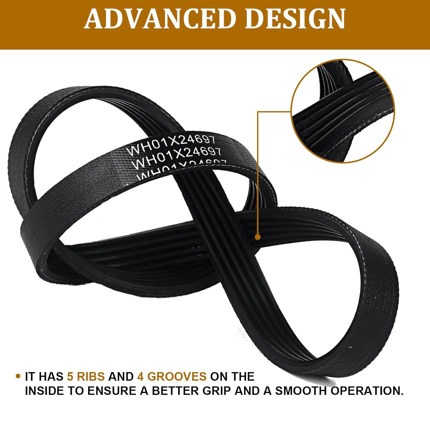 Washer Drive Belt Advanced Design