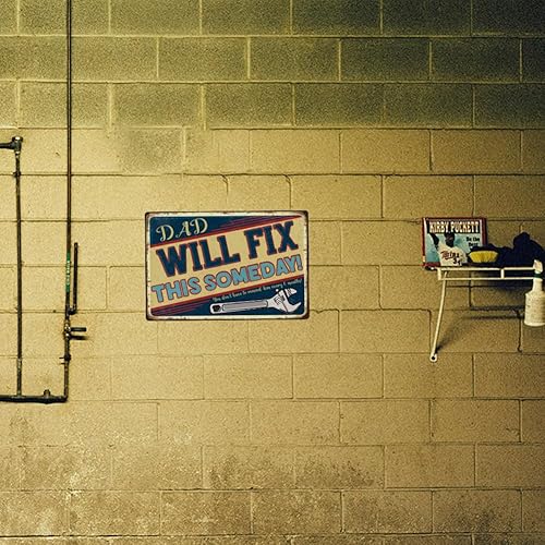 Miniatura 6 de 1 letrero de metal vintage de 8 x 12 pulgadas, letrero de metal para garaje, póster retro de taller para el hogar, restaurante, bar, cafetería