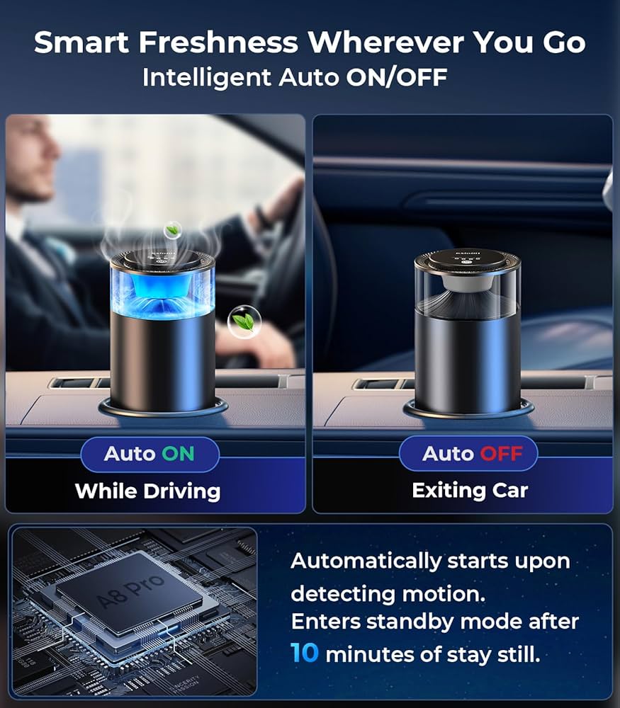 ★CDL Roll On Fragrance / Silent Mist★ 6-can Japan JDM My Shaldan V8 Lemon Scent Car Air Freshener