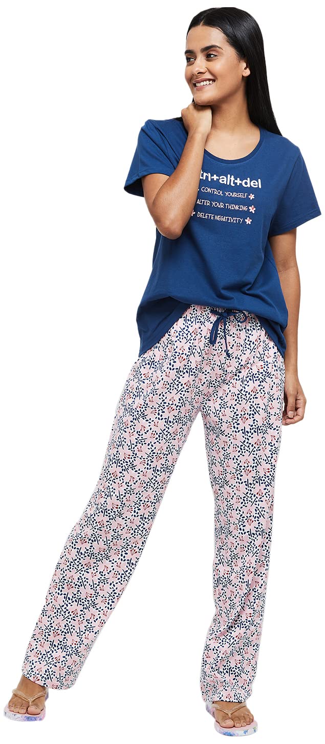 Cotton Women Night Suit Pajama Set