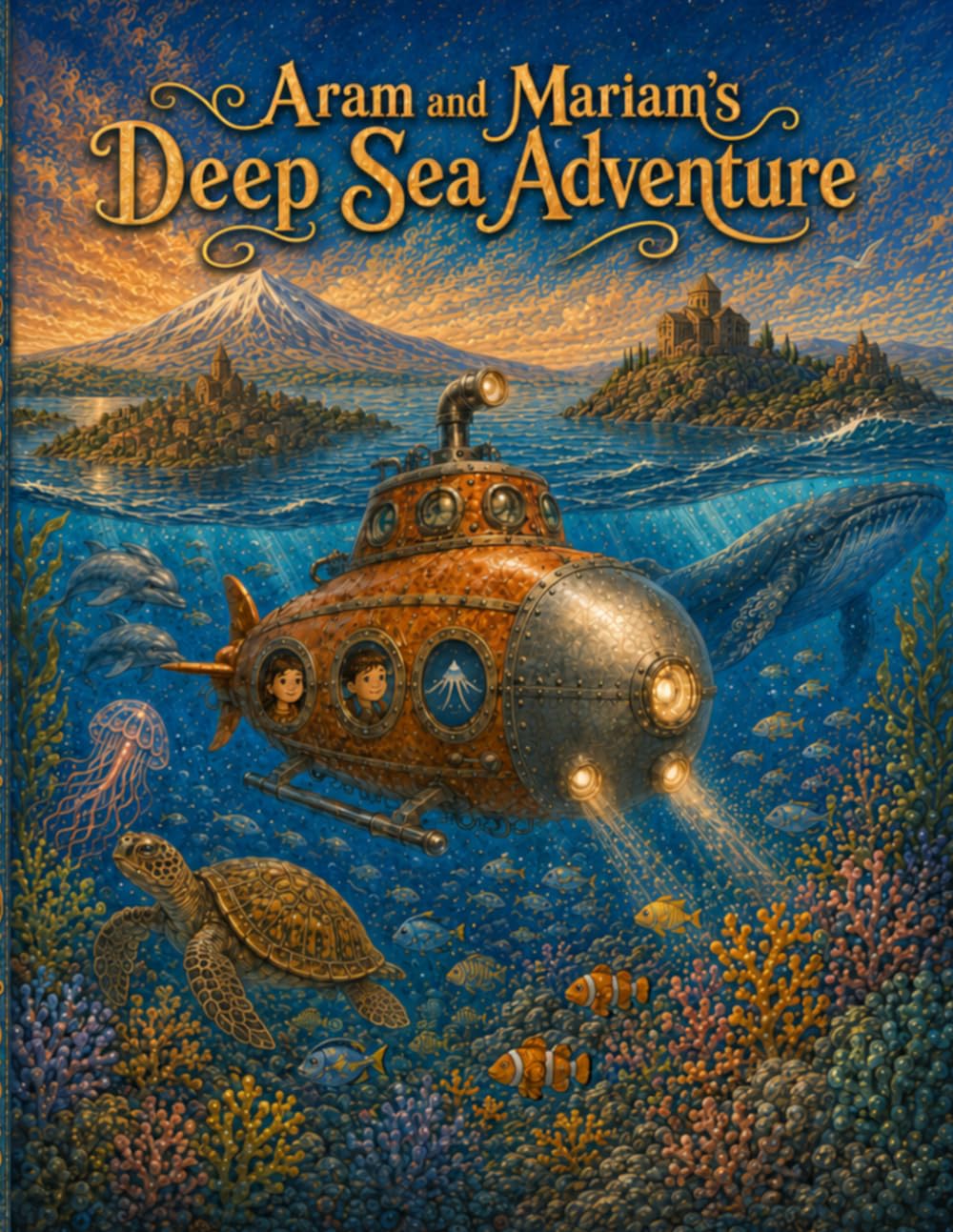 Aram and Mariam’s Deep Sea Adventure: An Illustrated Children's Adventure Under the Ocean, Through Science, and the Wonders of Armenia