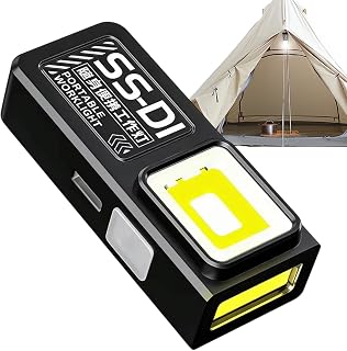 Small Flashlight Bright LED Adjustable Lightweight Waterproof | Outdoor Compact Flashlight Pocket Light for Night Camping Hiking Backpacking Running Travel Tent Work Adventure