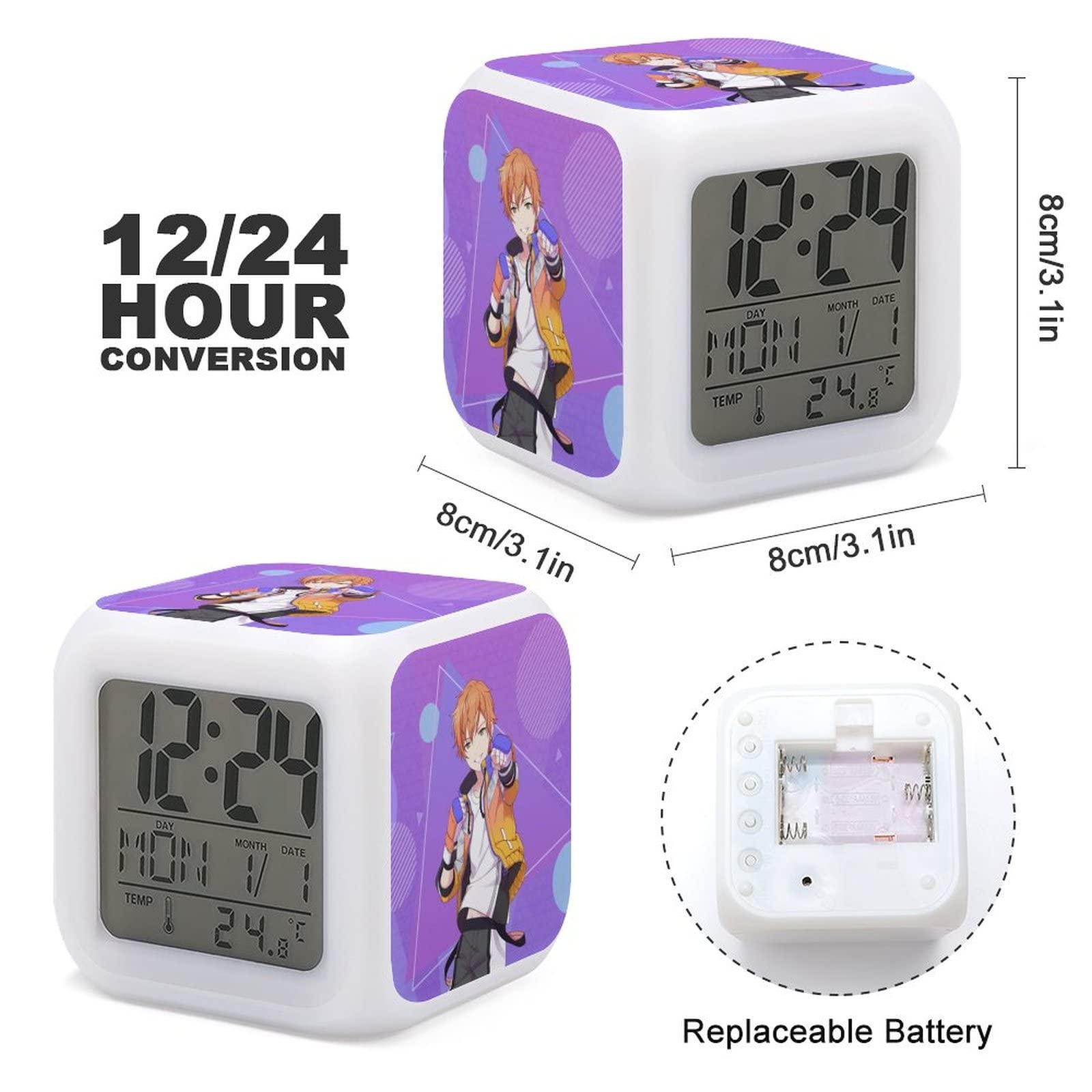 プロセカ 目指し時計 Amazon.co.jp: プロジェクトセカイ 東雲 彰人 目覚まし時計 LED