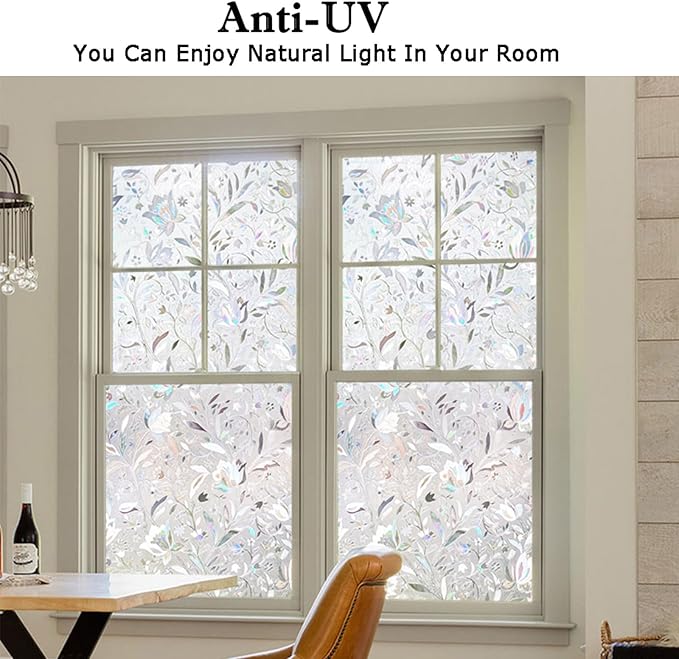 Película para ventana vinilo decorativo 17.5x78.7 pulg miniatura 5