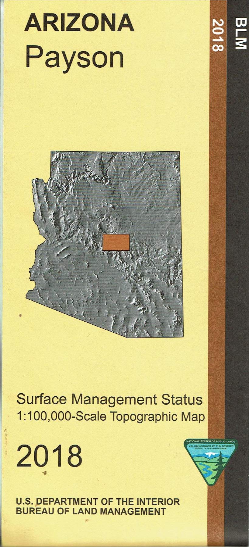 Payson Surface Management Status 1:100,000-Scale Topographic Map