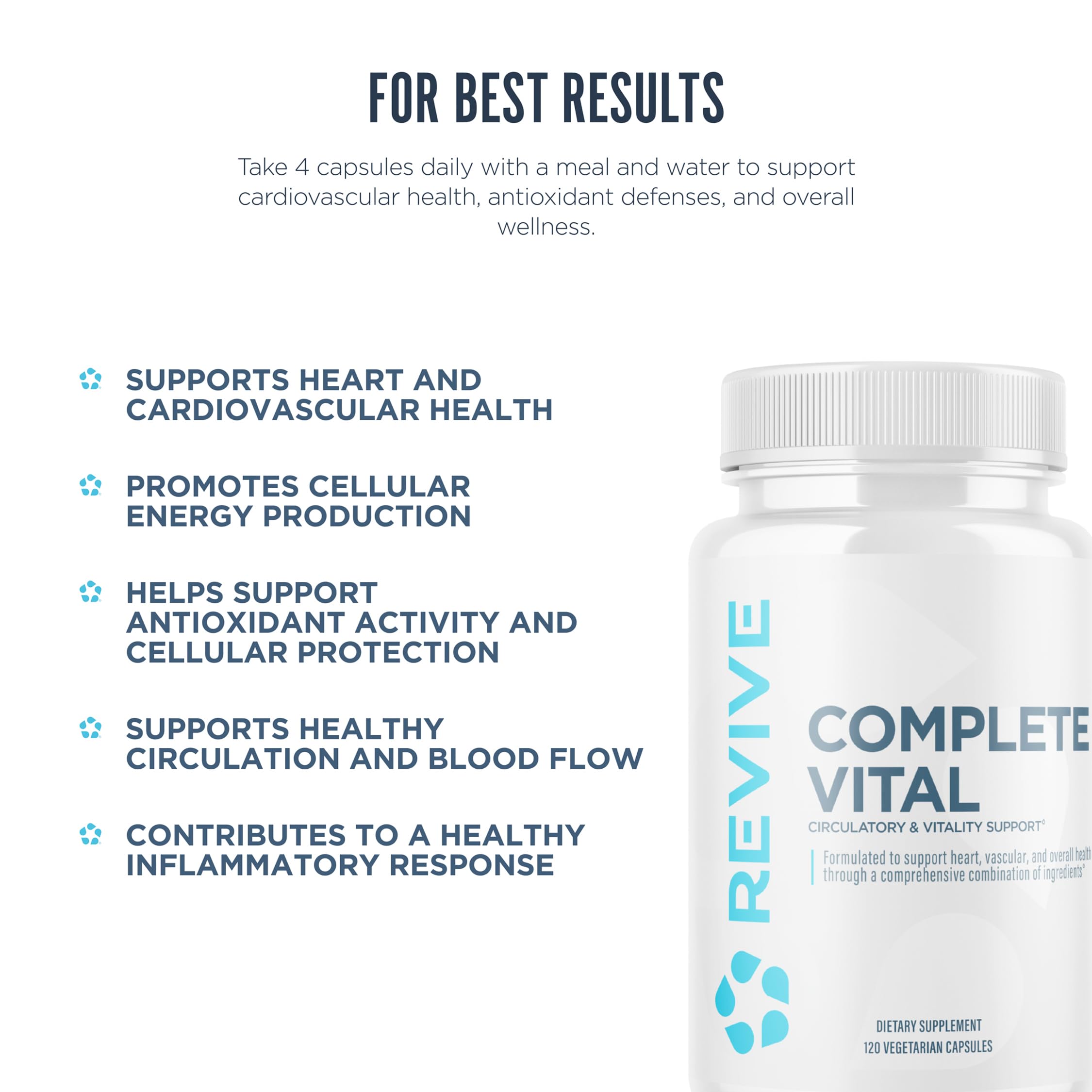 Amazon.com: Revive MD Supplements & Support, Complete Vital (120