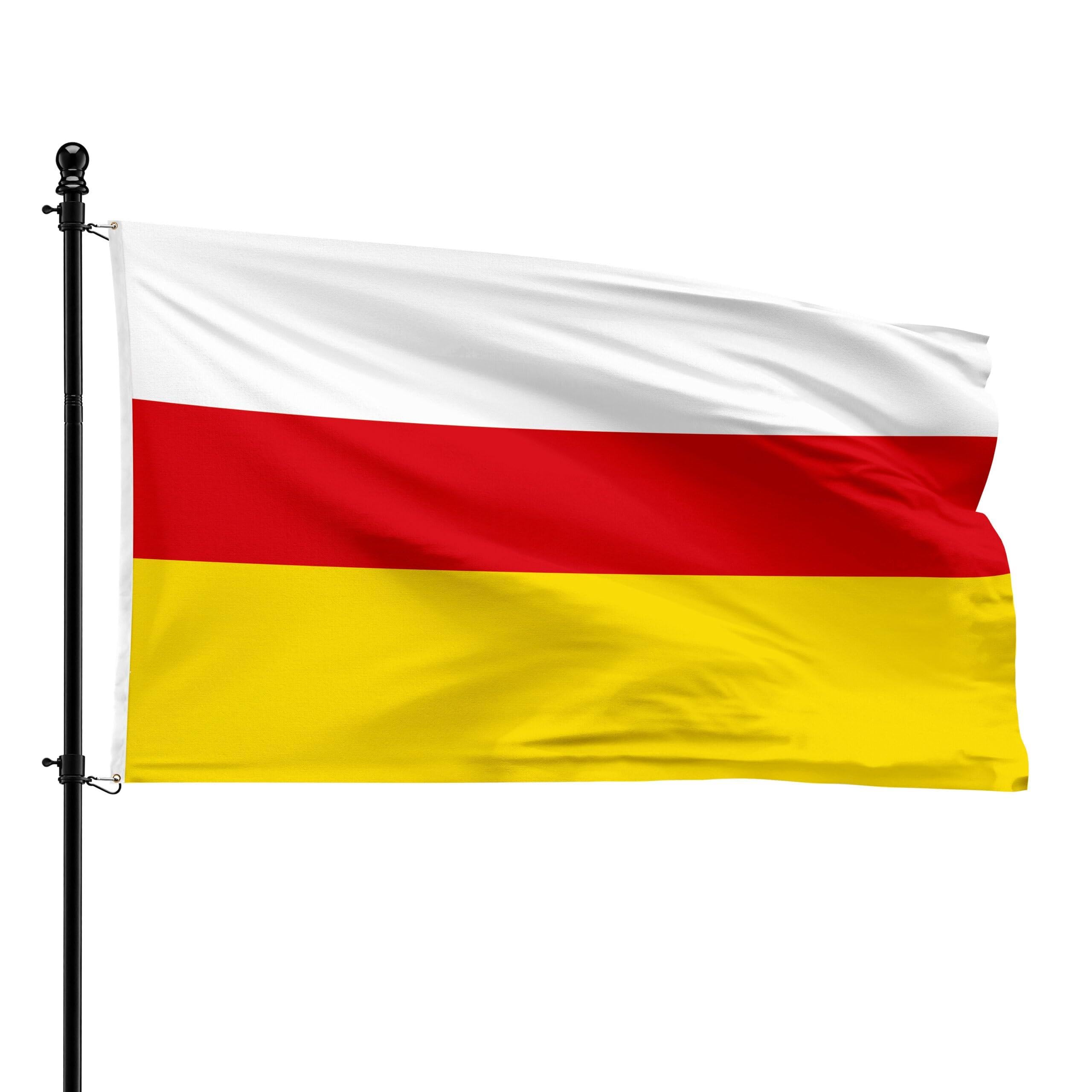 Bandera de Villers-la-Ville de 90 x 150 cm para mástil exterior e interior
