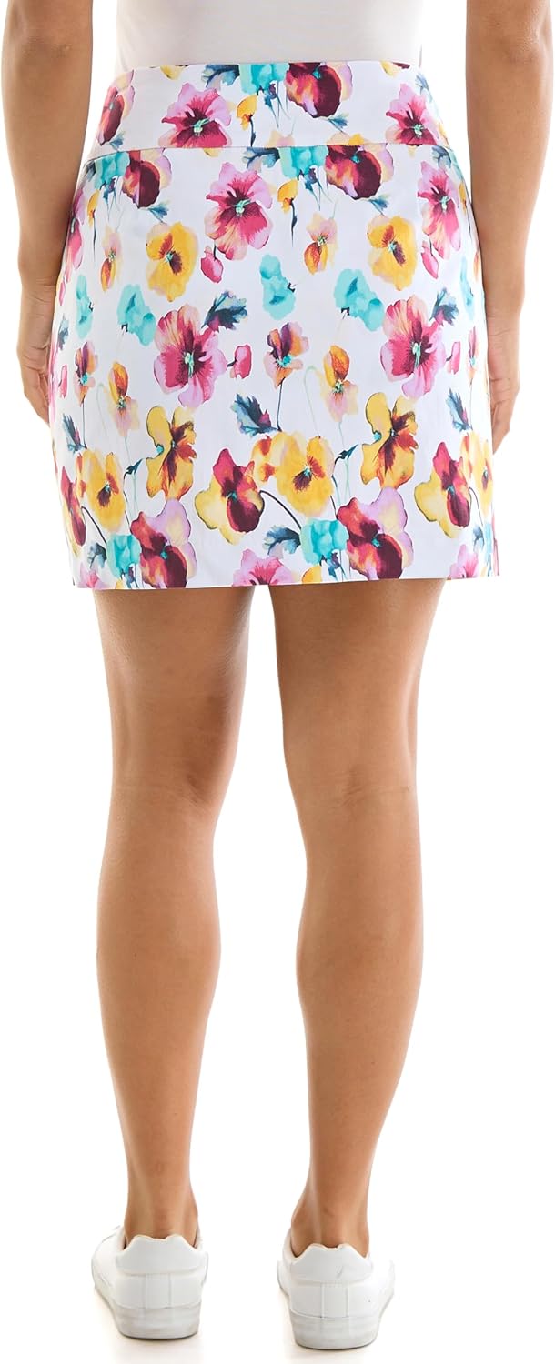 Zac & Rachel Women's New Millennium Printed Pull-on Skort