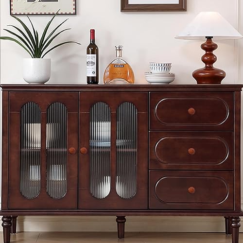 Miniatura 5 de 20 pomos de madera con forma de hongo marrón, pomos de madera para gabinetes de muebles, tiradores de una sola manija con tornillos (diámetro 1.34