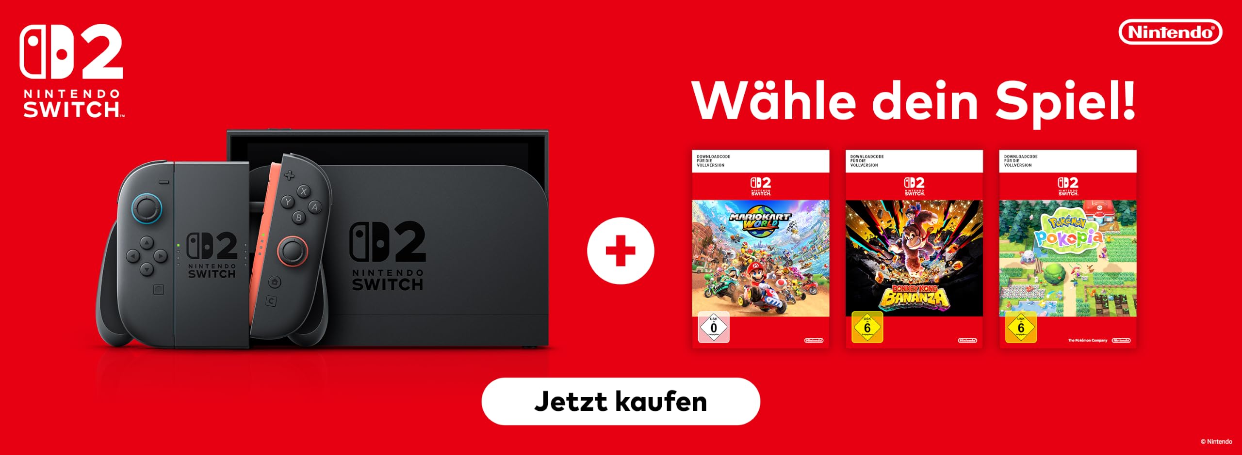 NINTENDO SWITCH 2 KONSOL MAVİ KIRMIZI : Amazon.com.tr: Video Oyunu