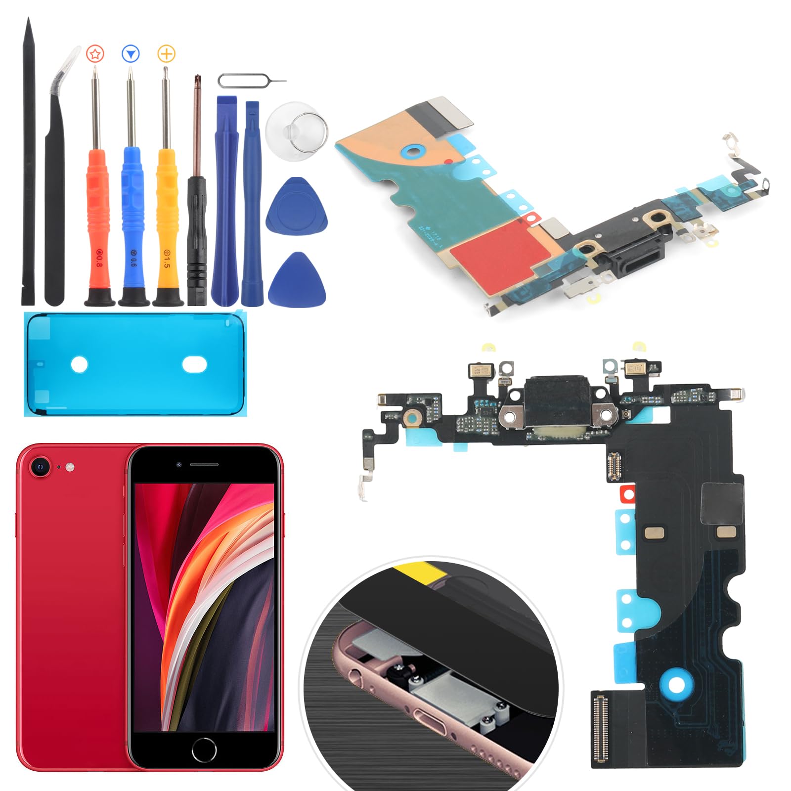Amazon.com: Replacement for iPhone SE 2020 Charging Port Dock