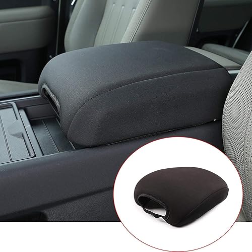 Miniatura 3 de CHEYA Para Land Rover Defender 110 90 Accesorios 2020 2021 2022 Tela negra Asiento central Apoyabrazos Caja protectora Accesorios de coche