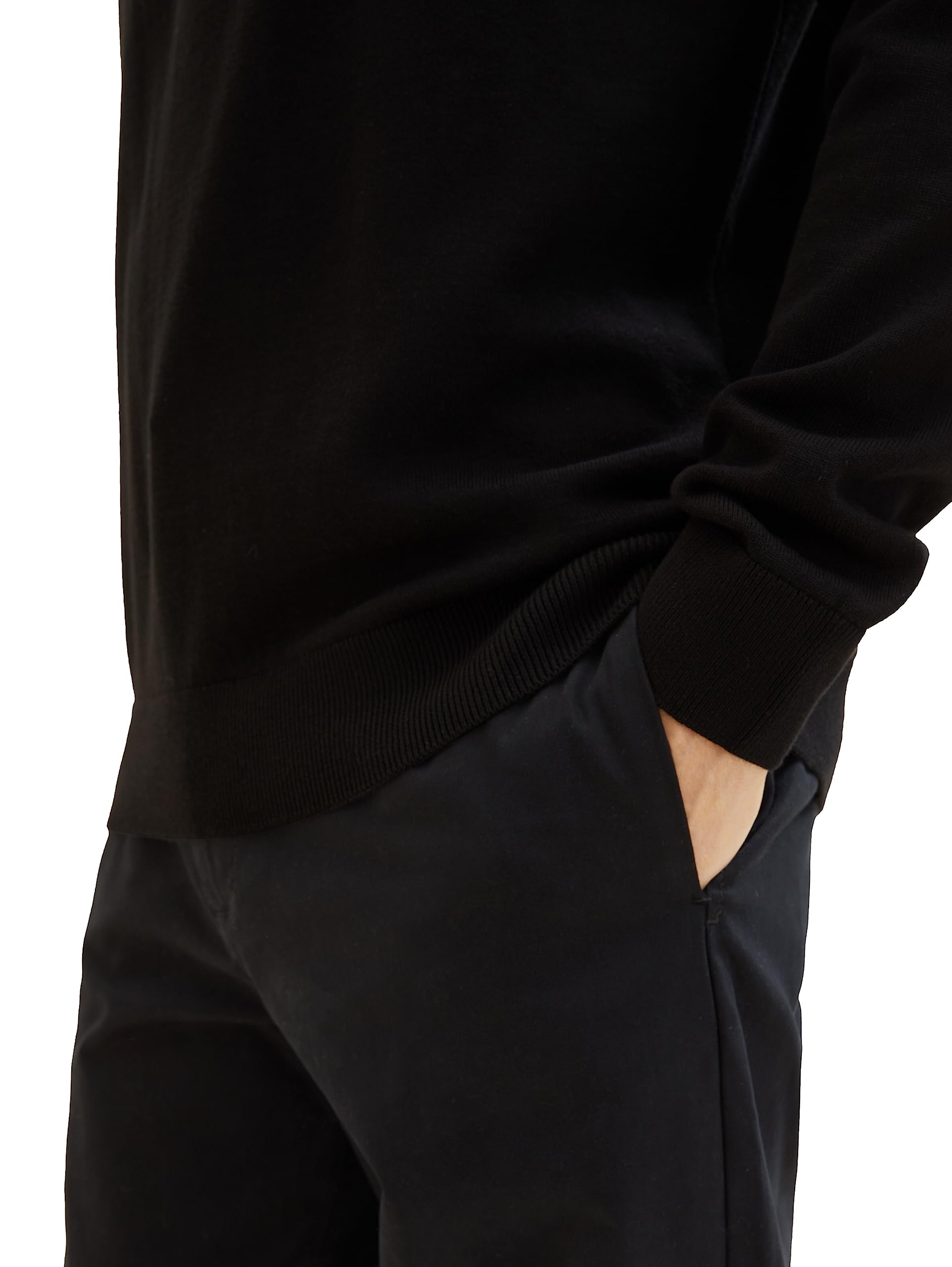 TOM TAILOR Dolcevita Basic Maglione a Collo Alto in Cotone Uomo